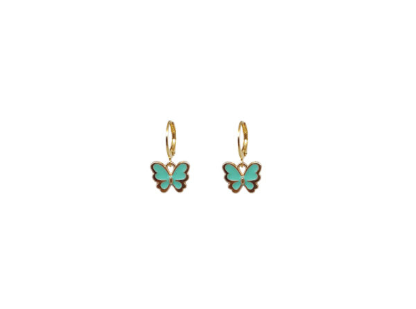 Créoles dorées acier papillon - Angelwings – Image 12