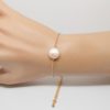 Bracelet laiton doré nacre - Noély nacre – Image 2