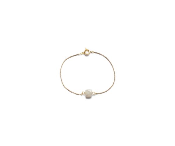 Bracelet doré pierre semi-précieuse - Noély semi précieuse – Image 7