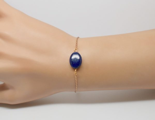 Bracelet doré pierre semi-précieuse - Noély semi précieuse – Image 2