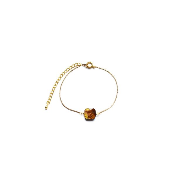 Bracelet doré nacre et abalone - Noély nacre et abalone – Image 5
