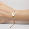 Bracelet laiton doré nacre - Noély nacre – Image 6