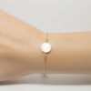 Bracelet laiton doré nacre - Noély nacre – Image 4