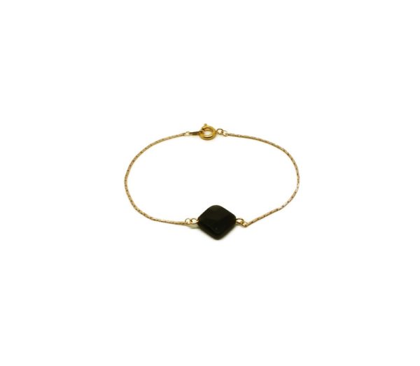 Bracelet doré pierre semi-précieuse - Noély semi précieuse – Image 9