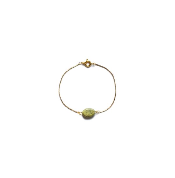 Bracelet doré pierre semi-précieuse - Noély semi précieuse – Image 13