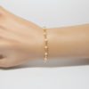 Bracelet doré perle Swarovski - Bamboo – Image 10
