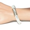 Bracelet cuir daim blanc et argent  - Sweet Romance – Image 2