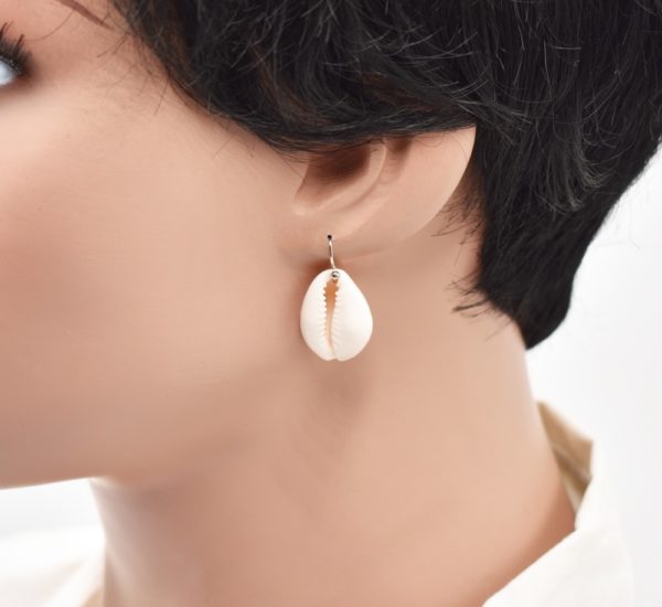 boucles d'oreilles coquillage Cauri - Kory – Image 3