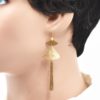 Boucles d'oreilles crochets géométriques - Fanista – Image 3