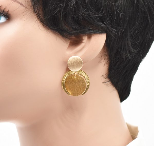Boucles d'oreilles formes géométriques - Sun & Moon – Image 3