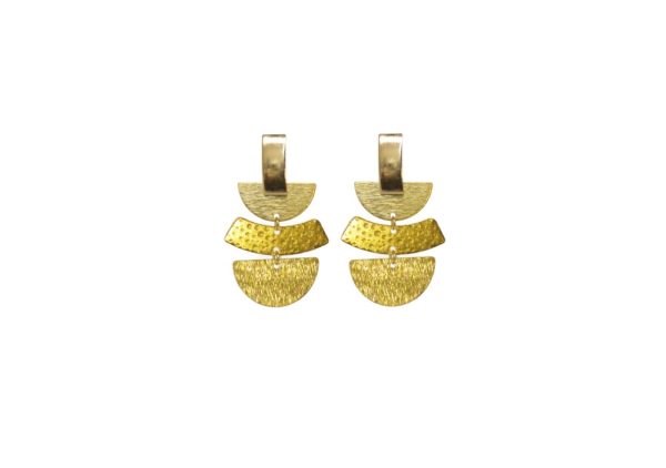 Boucles d'oreilles puces en acier