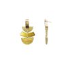 Boucles d'oreilles puces en acier - Géostyle – Image 2